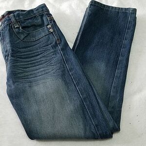 Chams Premium Boys Skinny Slim 506 Blue Jeans (14)